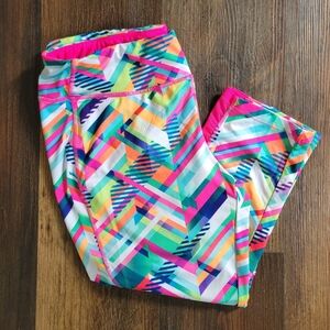 Avia Multicolor Geometric Workout Leggings